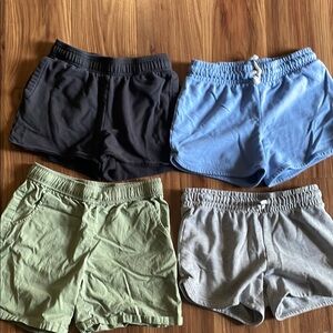 Girls..Cat & Jack Kids & All in motion Shorts Set - Black, Blue, Green, …